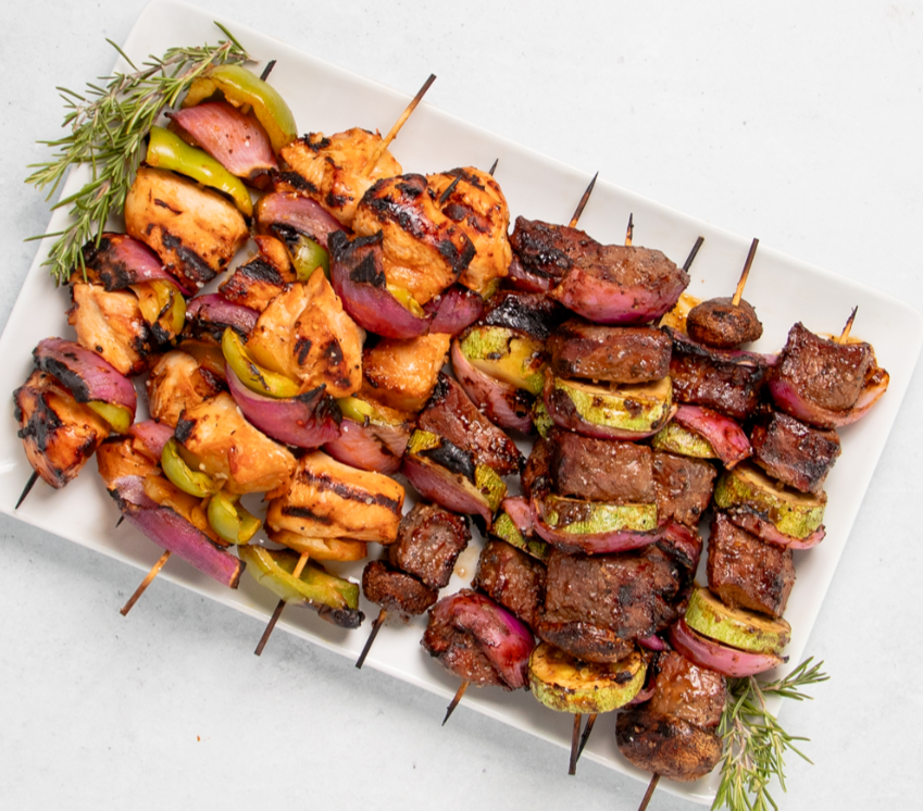 BROCHETTES: Beef / Fish / Chicken